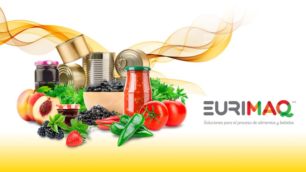 Banner de la empresa mexicana Eurimaq, comercializadores de soluciones para el proceso de alimentos, medicinas, químicos, etc.